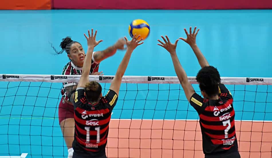 Sesc RJ Flamengo x Fluminense na Superliga feminina de vôlei 2025/26
