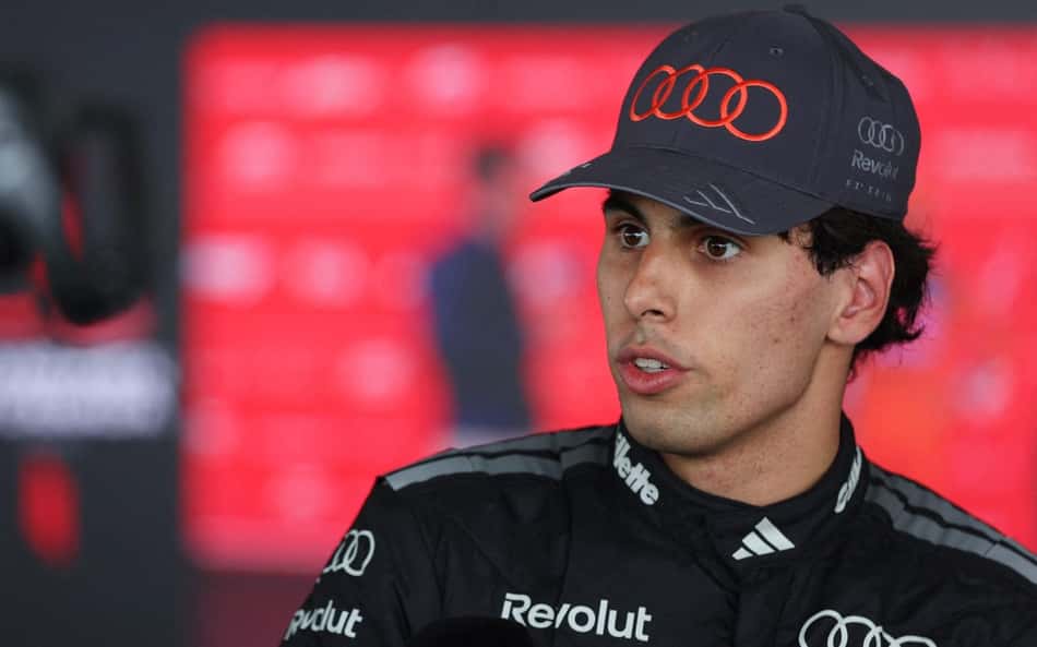 Gabriel Bortoleto, da Audi, no GP do Canadá pela F1 2026 (Foto: Peter Fox/Getty Images/AFP)