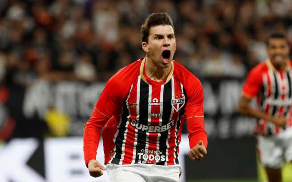 Gonzalo Tapia com a camisa do São Paulo