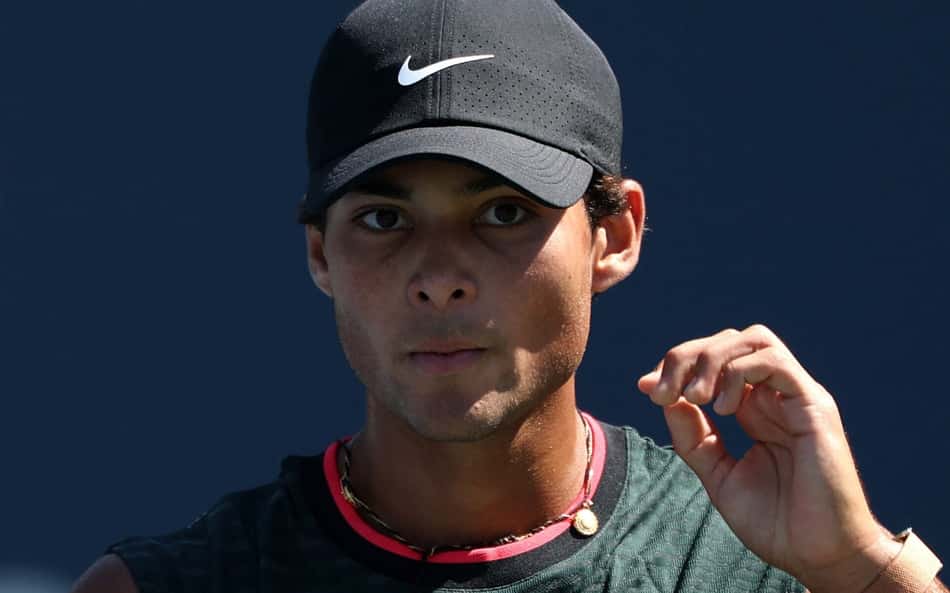 Guto Miguel durante o US Open Juvenil