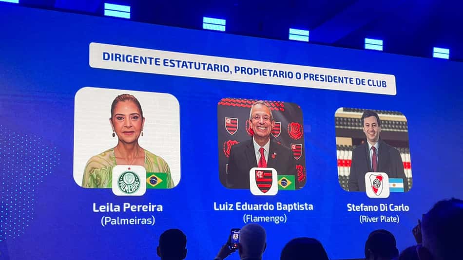 Candidatos a premiação de Melhor dirigente de clubes