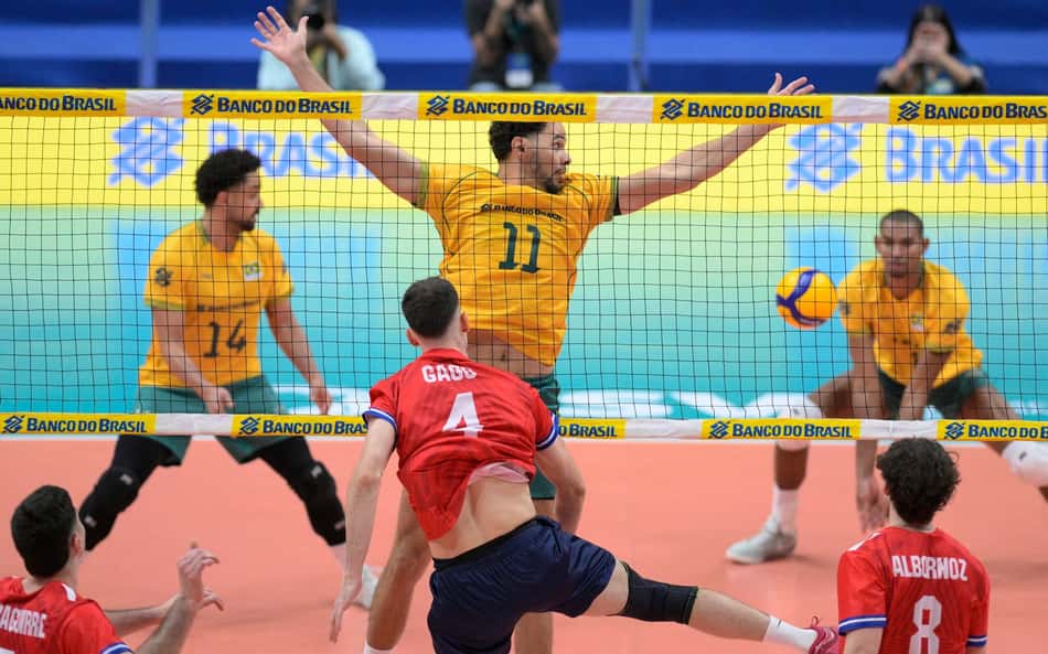 Escalação do Chile enganou a Seleção Brasileira no Sul-Americano de vôlei