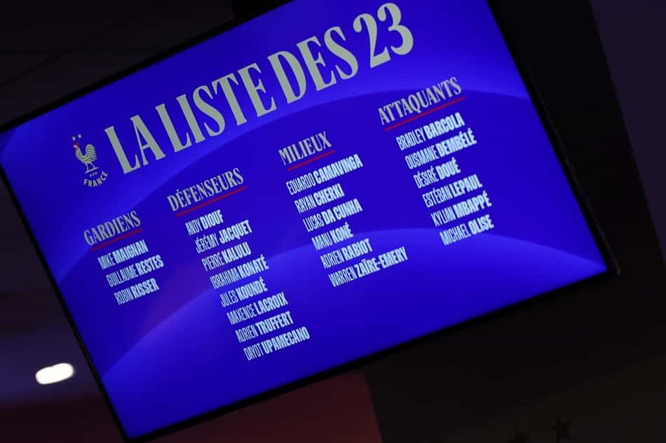 Primeira lista de convocados da França de Zidane, em 2026 (Foto: FRANCK FIFE / AFP)
