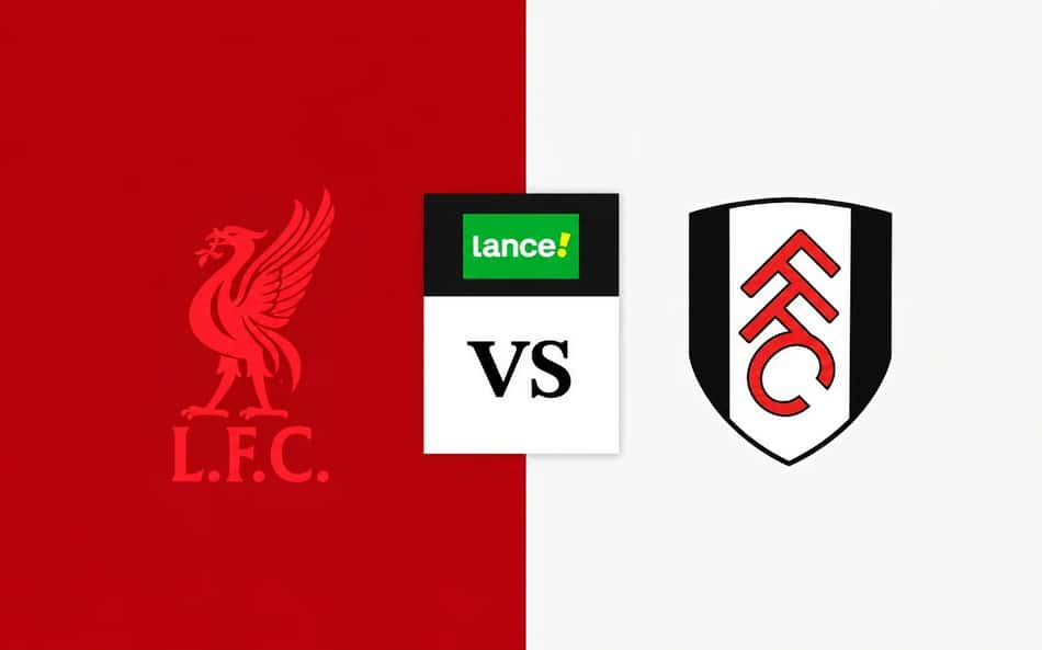 Escudos de Liverpool e Fulham em palpites de futebol