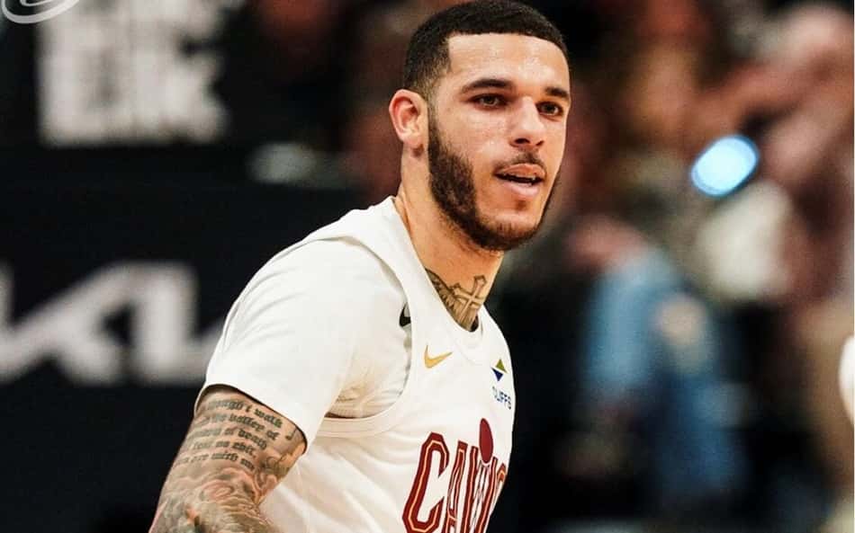 Lonzo Ball na última temporada da NBA, pelo Cleveland Cavaliers (Foto: Reprodução/Instagram)
