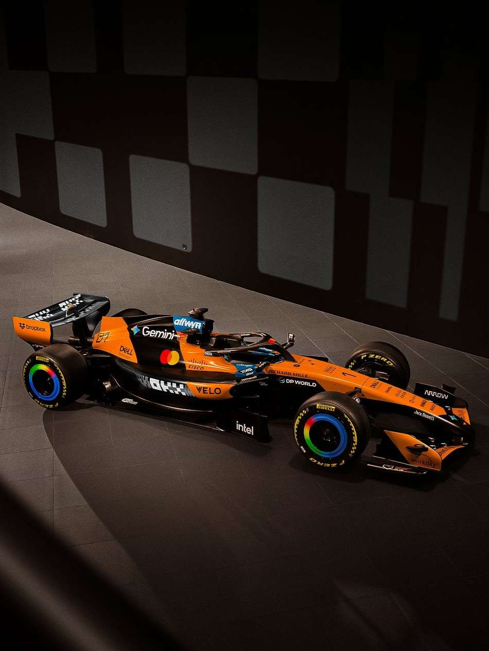 Pintura da McLaren para o GP da Itália de F1