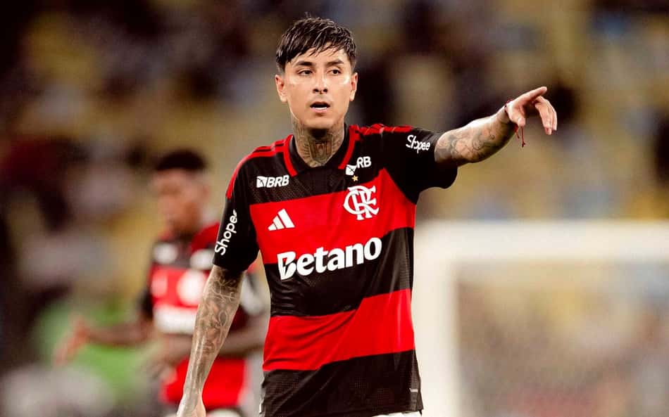 Pulgar durante Flamengo x Vasco (Foto: Adriano Fontes/Flamengo)