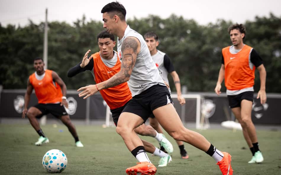 Pumita Rodríguez em treino do Vasco