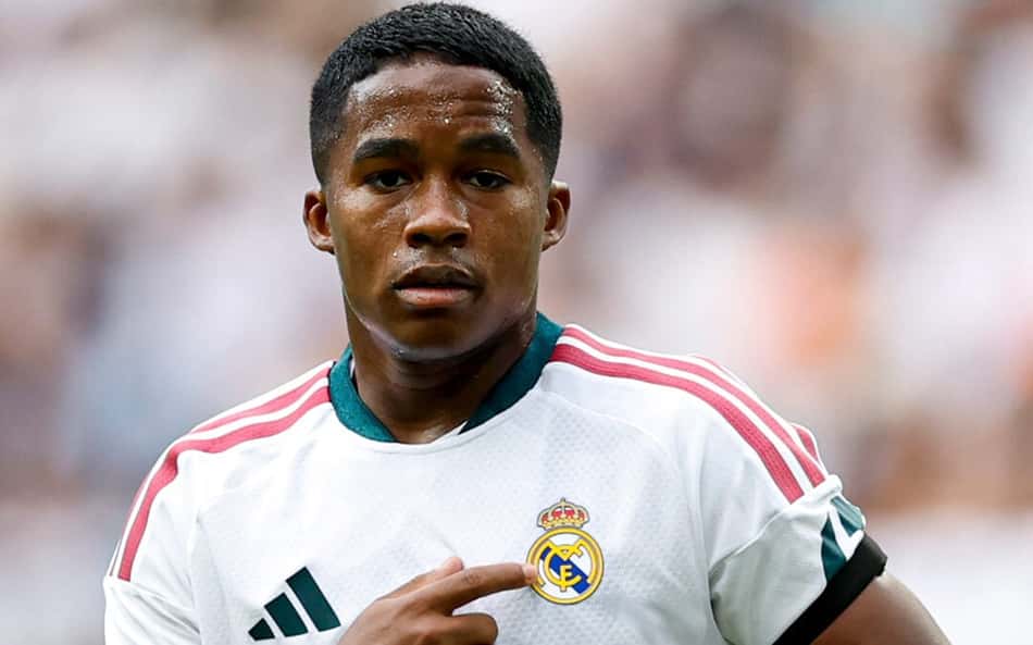 Endrick fez gol no amistoso entre Real Madrid e Fiorentina