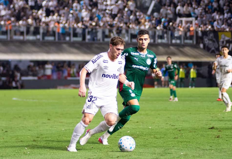 Santos x Palmeiras na Vila Belmiro pela Copa do Brasil