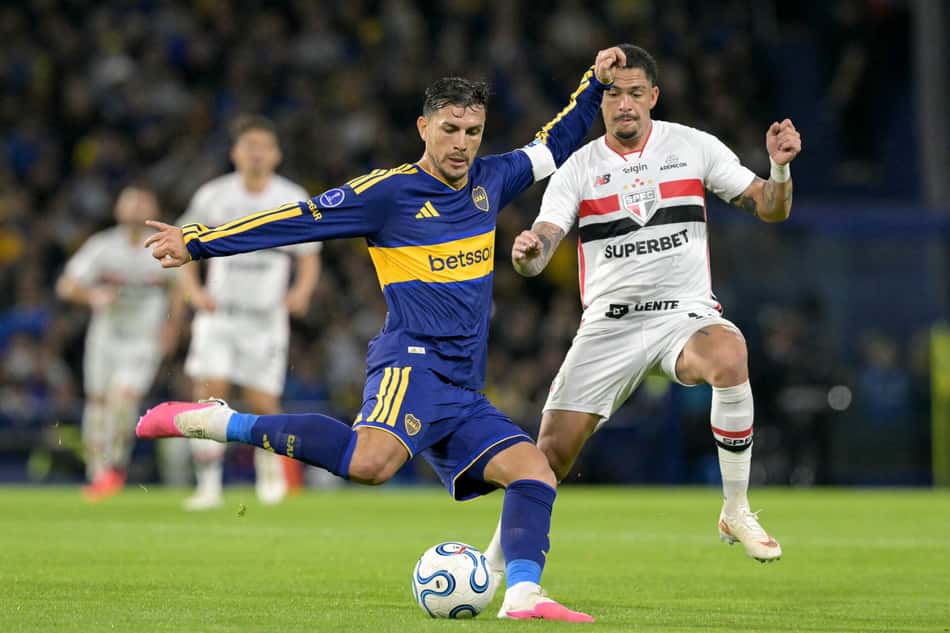 São Paulo e Boca em campo