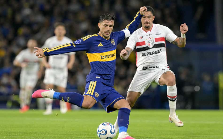 São Paulo e Boca em campo