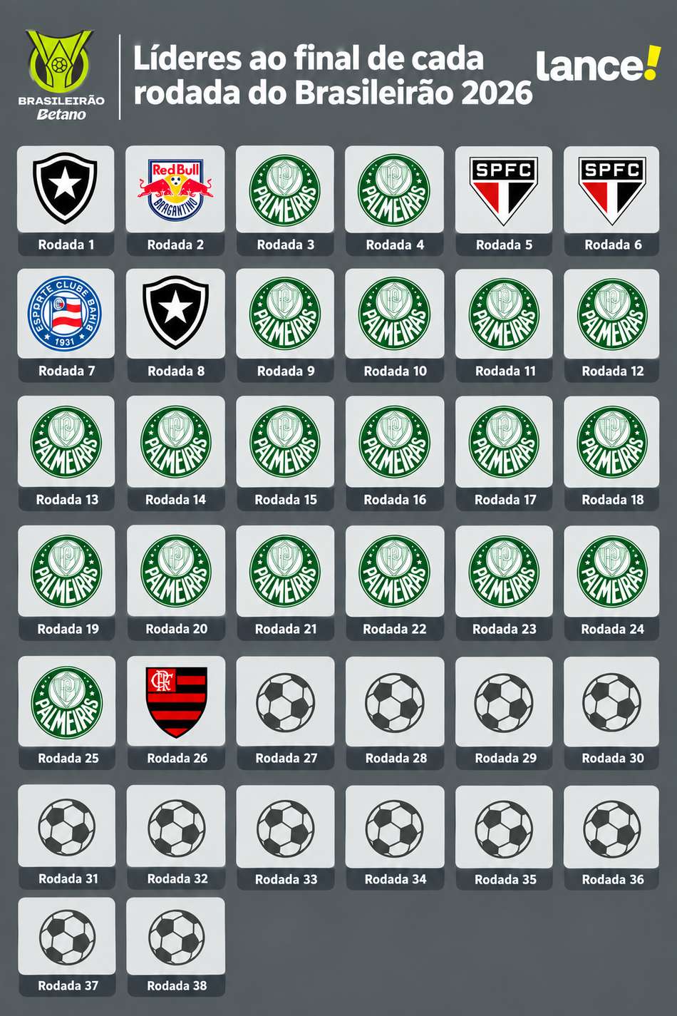 disputa pelo título entre Palmeiras e Flamengo no Brasileirão
