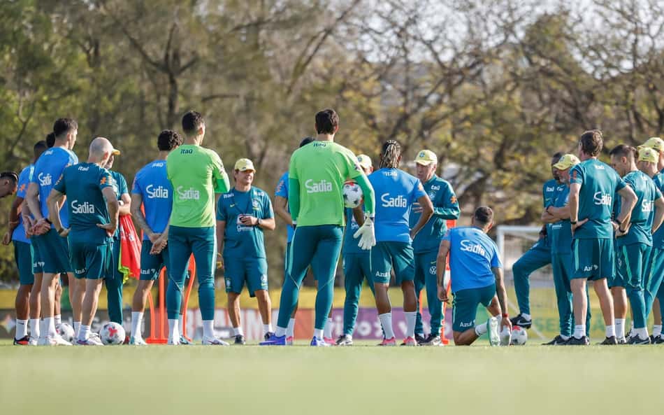 Treino da Seleção Brasileira em Brisbane