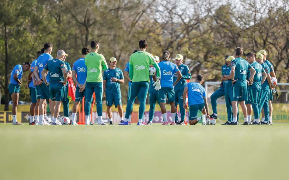 Treino da Seleção Brasileira em Brisbane