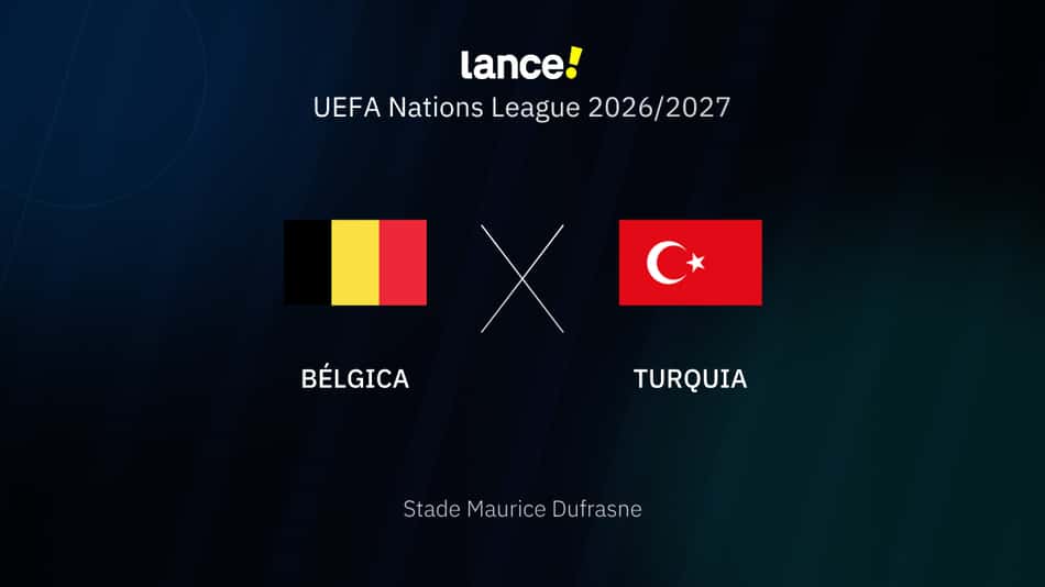 Onde assistir ao vivo a partida entre Bélgica e Turquia pelo UEFA Nations League 2026/2027 (Arte / Lance!)