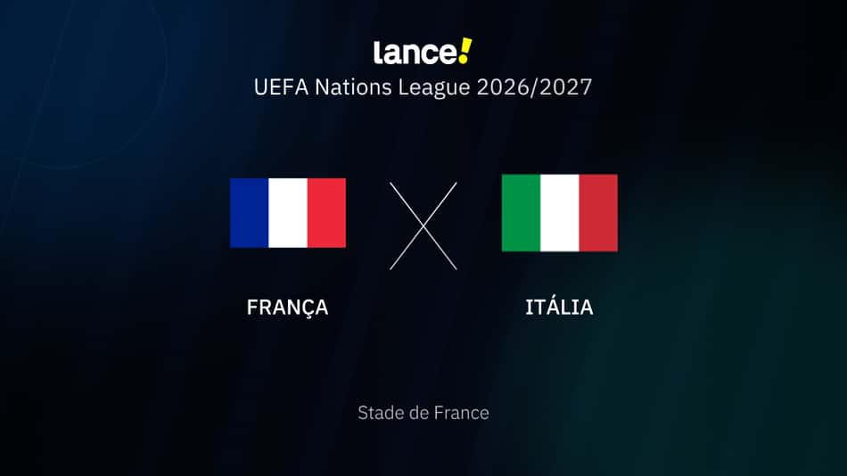 Onde assistir ao vivo a partida entre França e Itália pelo UEFA Nations League 2026/2027 (Arte / Lance!)