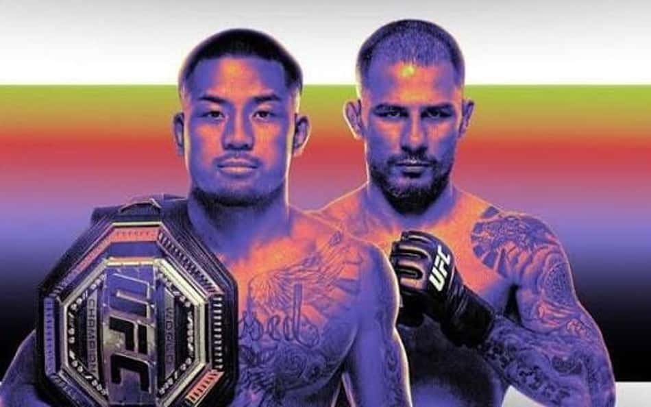Pôster do UFC 331, com Joshua Van e Alexandre Pantoja