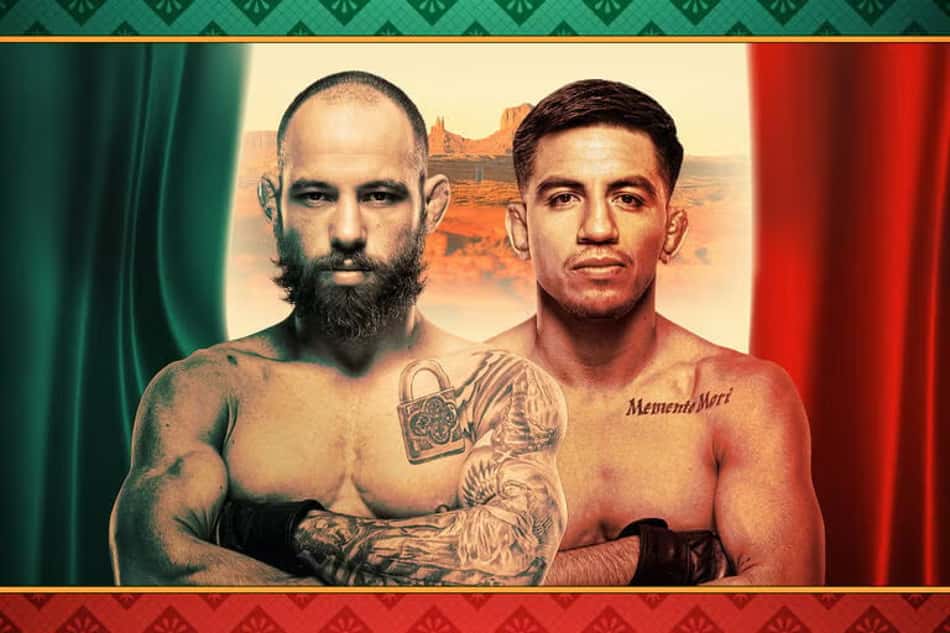Pôster do Noche UFC, com Jean Silva e Jose Miguel Delgado