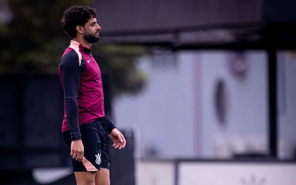 Yuri Alberto durante treino desta terça-feira (6)