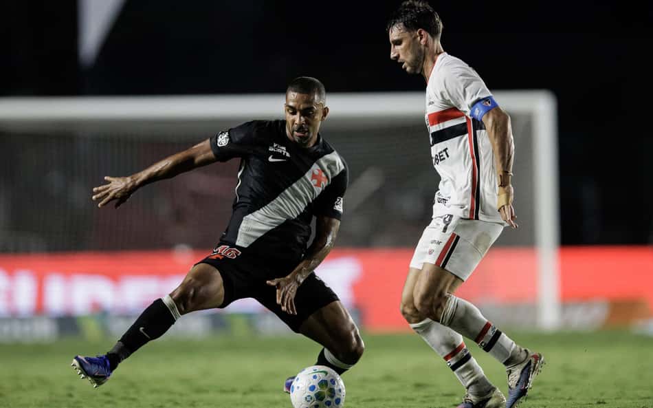 Paulo Henrique na partida entre Vasco e São Paulo (Foto: Andre Mourao/AGIF/Folhapress)