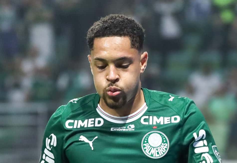 Vitor Roque, centroavante do Palmeiras