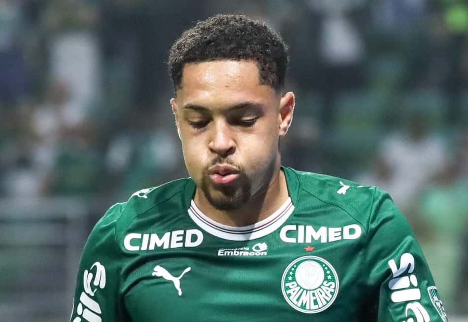 Vitor Roque, centroavante do Palmeiras