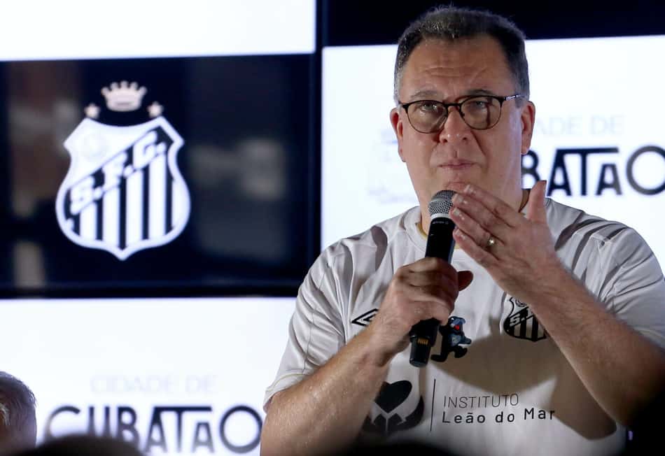 Marcelo Teixeira, presidente do Santos
