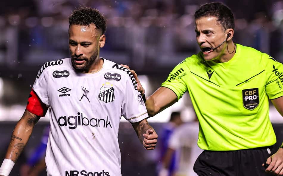 STJD decide denunciar Neymar após expulsão contra o Bahia; entenda