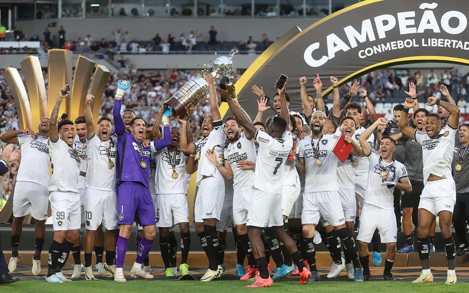 Botafogo ganhou a Libertadores de 2024 com um a menos em campo (Foto: Vítor Silva/Botafogo)