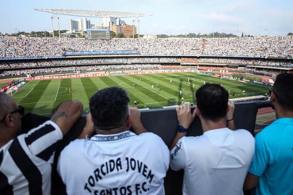 Morumbis cheio com a torcida do Santos - (Foto: Reinaldo Campos/ Santos F.C.)