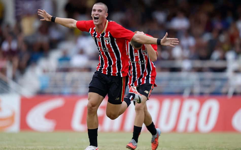Matheus Menezes marcou dois gols para o São Paulo (Foto: Miguel Schincariol/São Paulo FC)