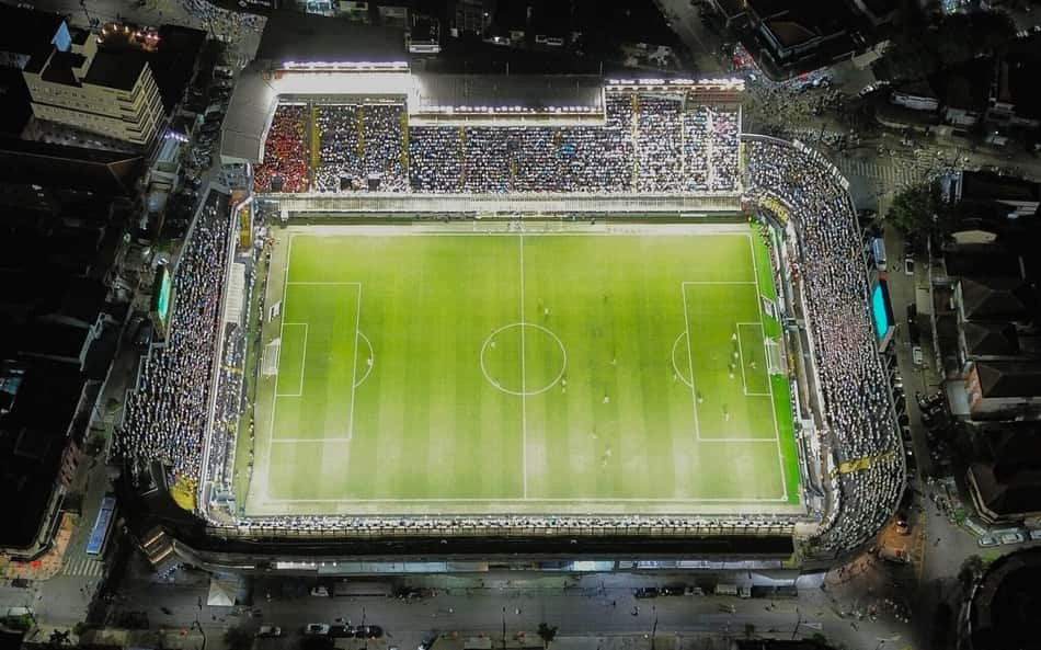 Vila Belmiro, estádio do Santos - (Foto: Reinaldo Campos/ Santos F.C.)