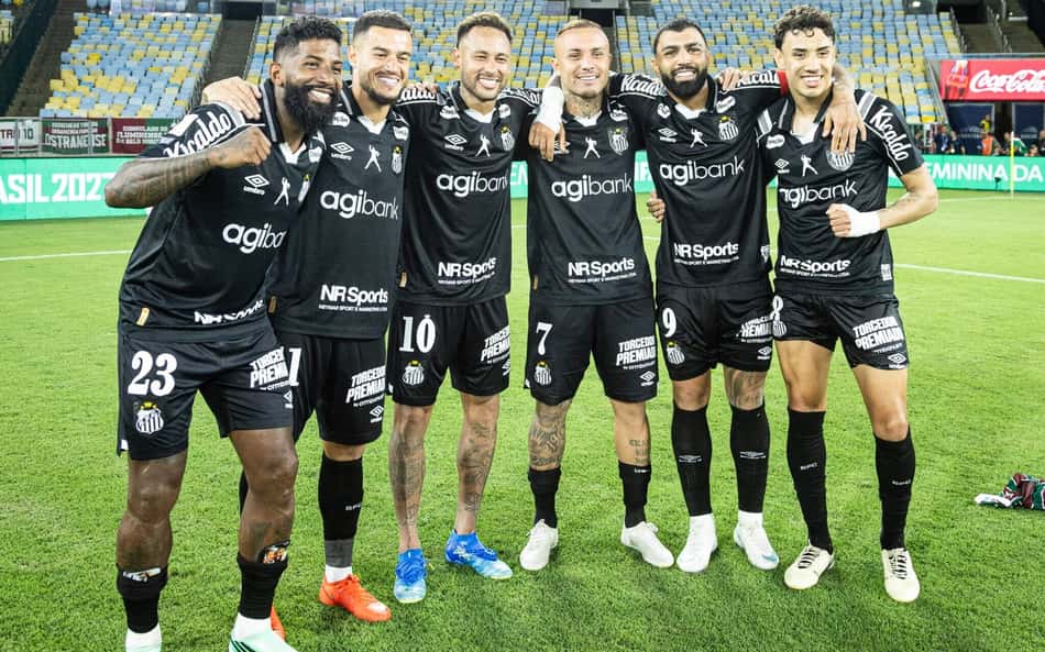Neymar marca Messi e brinca após vitória do Santos: 'Inter Miami do Brasil'