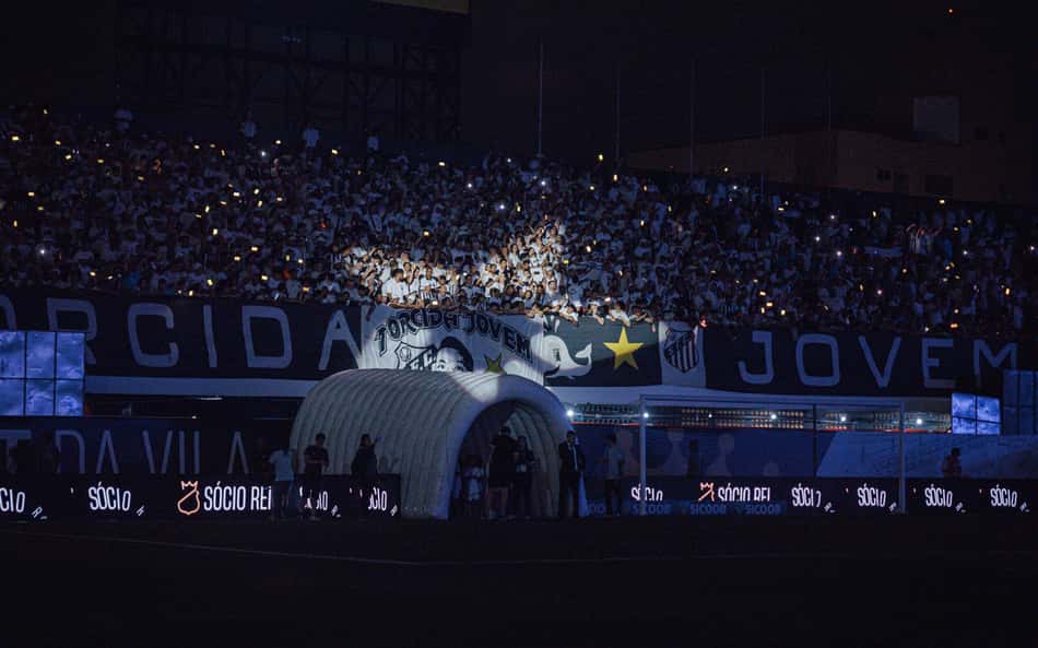 Trocida do Santos na Vila Belmiro