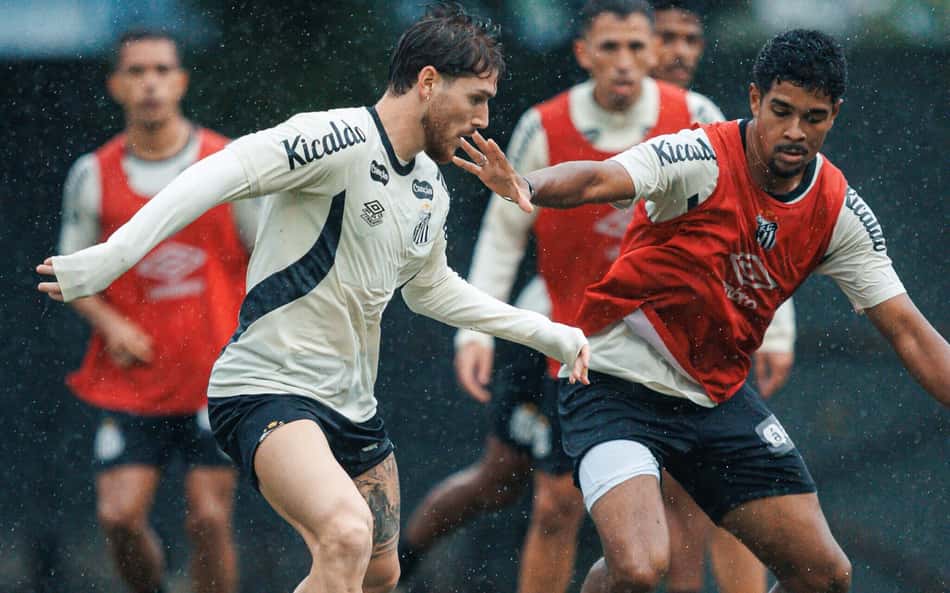 Santos volta a treinar e foca no clássico contra o Palmeiras; saiba mais
