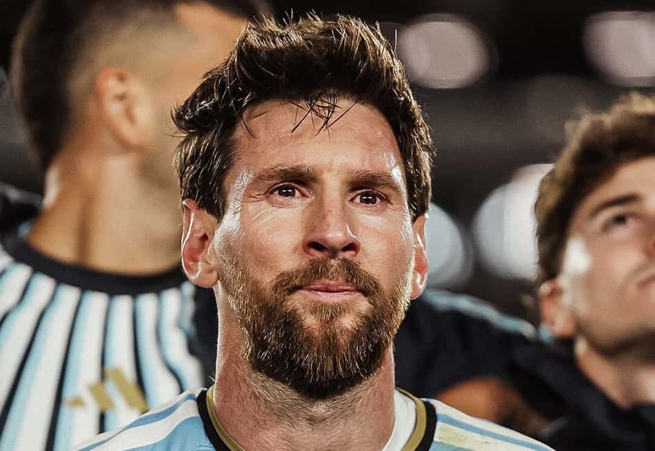 A emoção de Messi na despedida da seleção argentina