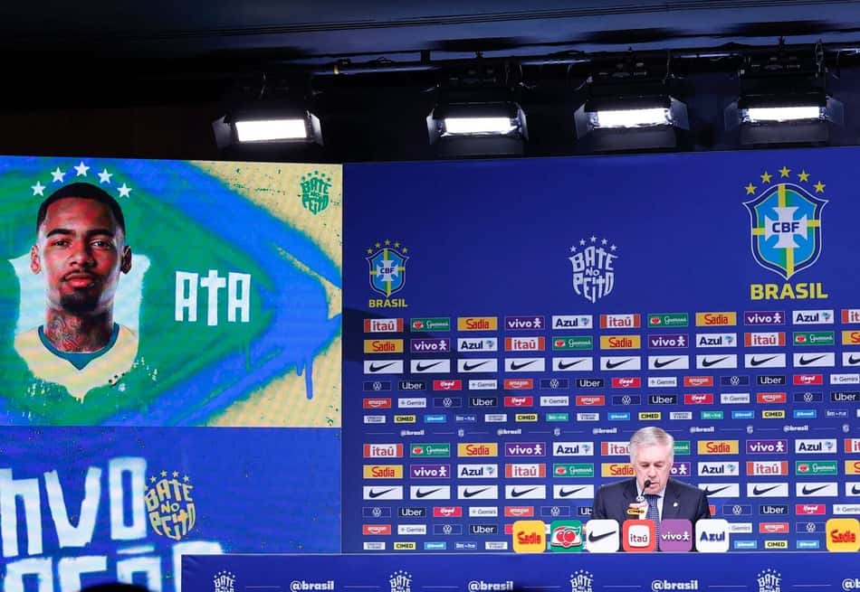 Ancelotti anuncia convocação da Seleção Brasileira