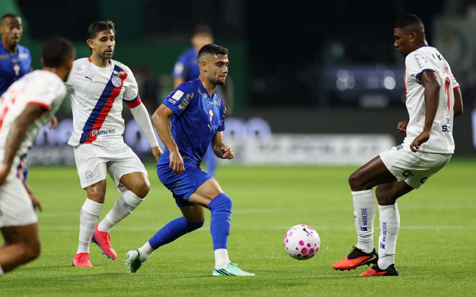 Andreas Pereira no triunfo do Palmeiras sobre o Bahia