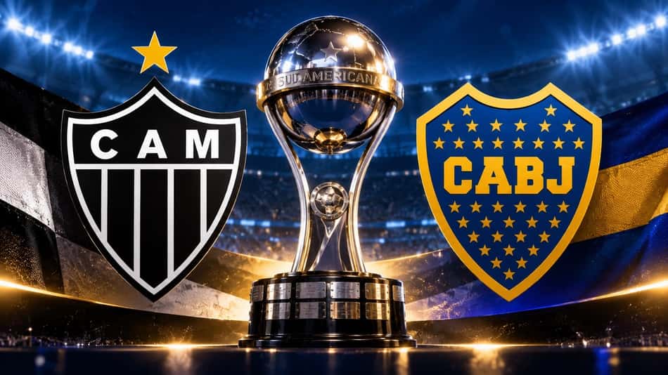 Atlético-MG x Boca Juniors - final da Sul-Americana