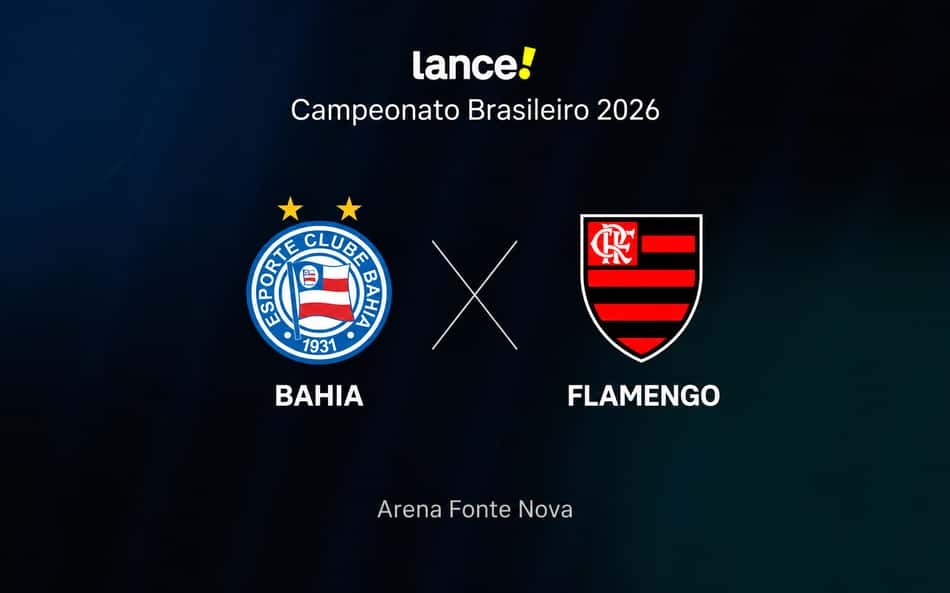 Bahia x Flamengo: onde assistir, horário e escalações pelo Brasileirão