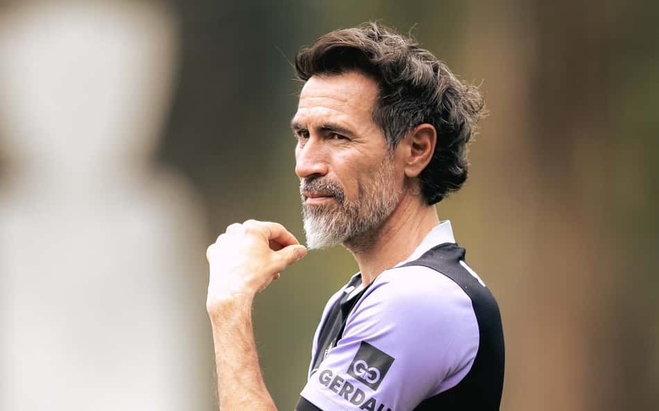 Barba em treinamento no Atlético (Foto: Pedro Souza / Atlético)