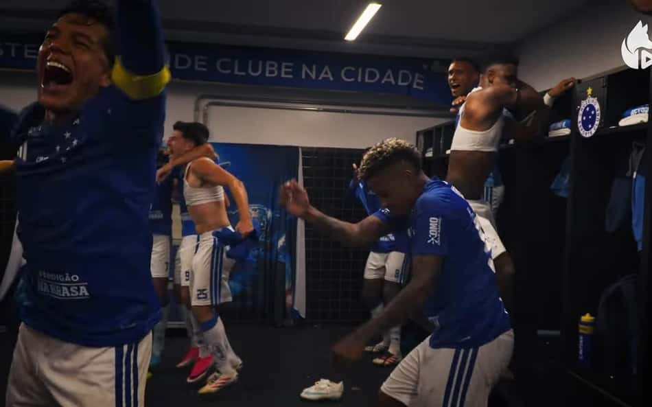 Bastidores vitória do Cruzeiro em clássico