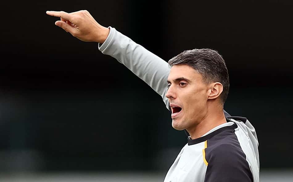 Matheus Bachi, filho e auxiliar de Tite