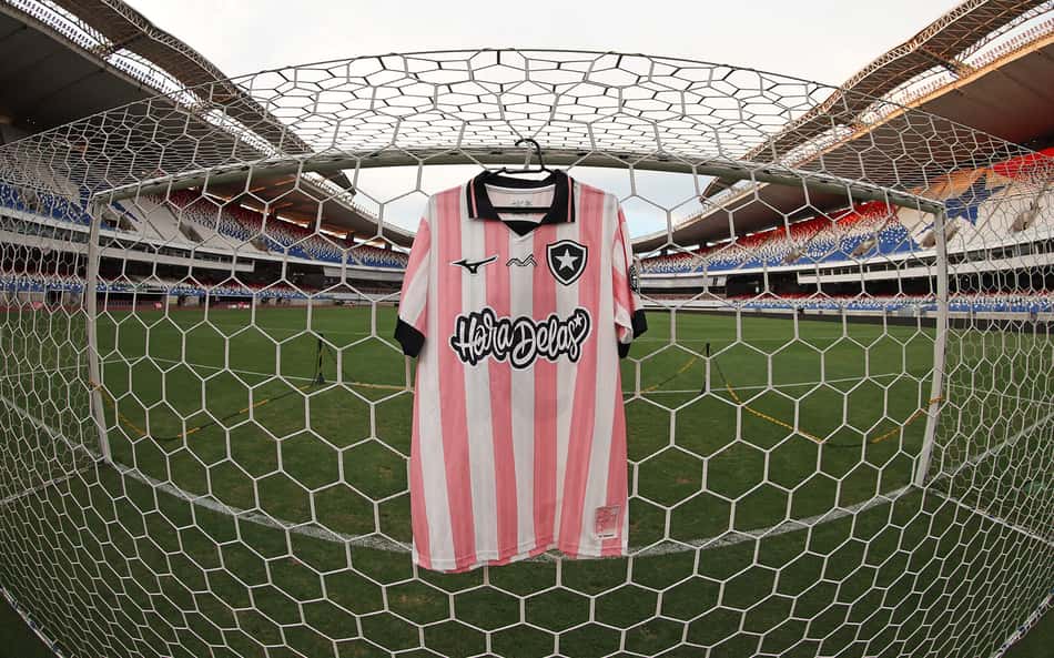 Uniforme rosa do Botafogo