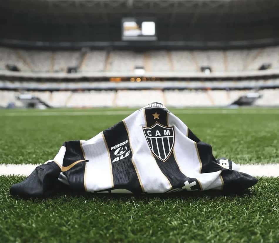 Camisa Atlético x Bragantino (Foto: Pedro Souza / Atlético)