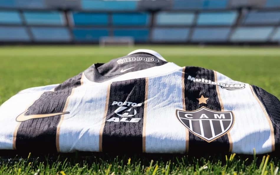 Camisa no centenário (Foto: Pedro Souza / Atlético)