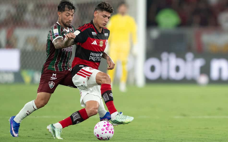Carrascal abre o placar em Flamengo e Fluminense, pelo Campeonato Brasileiro