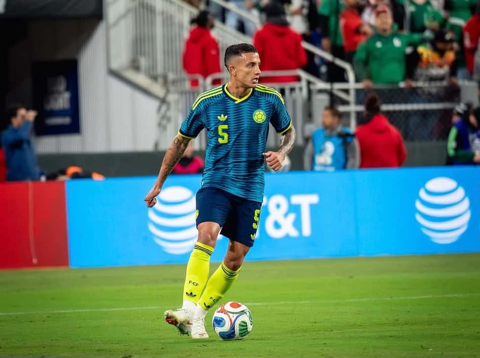 Castaño pela Colombia em amistoso (reprodução instagram jogador)