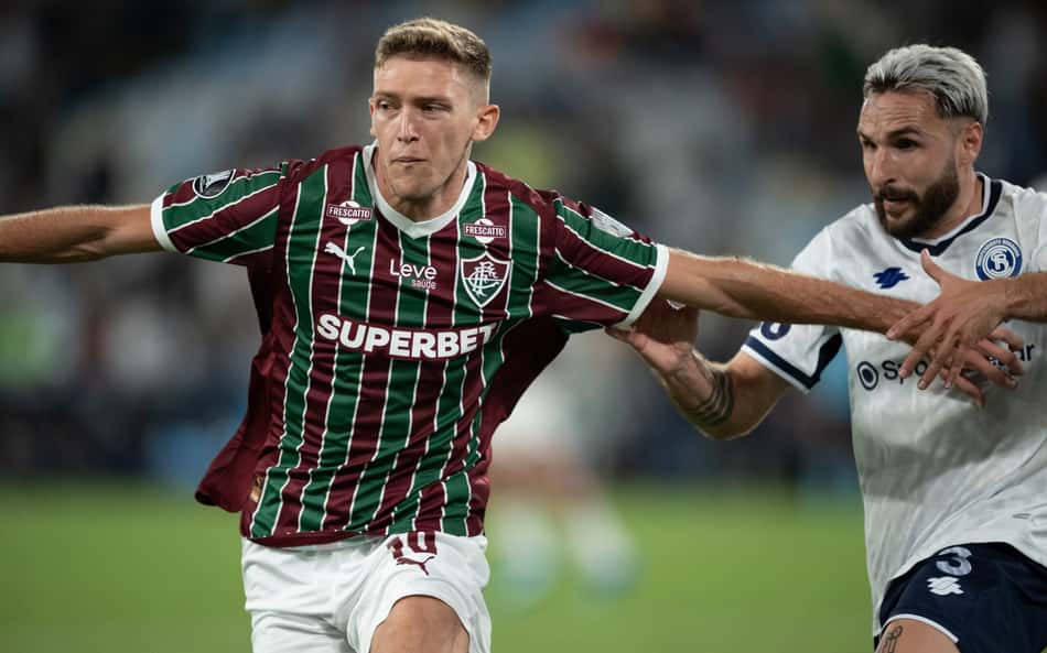 Castillo em jogo do Fluminense na Libertadores
